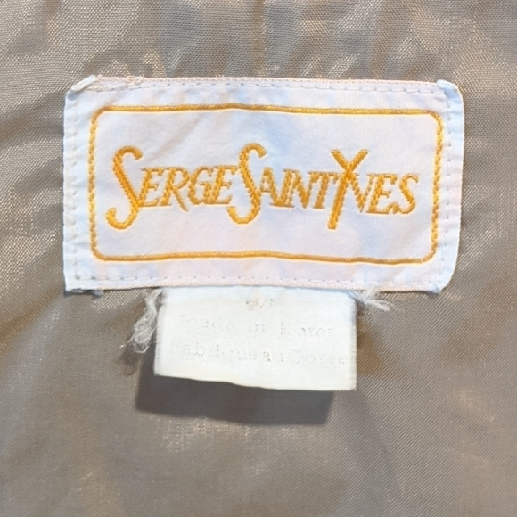 VINTAGE tan nylon men's jacket - Picture 8 of 8